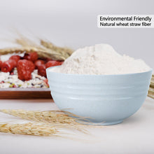 Load image into Gallery viewer, 【Set Of 6】 Unbreakable Cereal Bowls 24 OZ Set Wheat Straw Bowls Microwave and Dishwasher Safe BPA Free E-Co Friendly Bowl Beige Color for Cereal, Serving Soup, Oatmeal, Pasta and Salad
