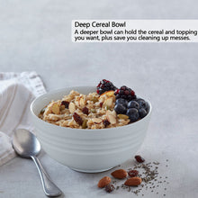 Load image into Gallery viewer, 【Set Of 6】 Unbreakable Cereal Bowls 24 OZ Set Wheat Straw Bowls Microwave and Dishwasher Safe BPA Free E-Co Friendly Bowl Beige Color for Cereal, Serving Soup, Oatmeal, Pasta and Salad