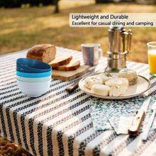 Load image into Gallery viewer, 【Set Of 6】 Unbreakable Cereal Bowls 24 OZ Set Wheat Straw Bowls Microwave and Dishwasher Safe BPA Free E-Co Friendly Bowl Beige Color for Cereal, Serving Soup, Oatmeal, Pasta and Salad