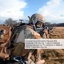 Load image into Gallery viewer, Homestockplus IFAK Trauma Kit,Emergency IFAK First Aid Kit with CAT Tourniquet,Chest Seals, Israeli Bandage for Emergency Treatment Care Trauma Kit…