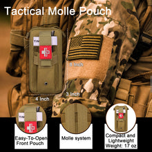 Load image into Gallery viewer, Homestockplus Emergency Trauma Kit with CAT Tourniquet, Emergency Treatment Care EMT First Aid Kit 【TAN】