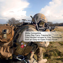 Load image into Gallery viewer, Homestockplus Emergency Trauma Kit with CAT Tourniquet, Emergency Treatment Care EMT First Aid Kit 【TAN】