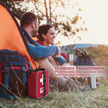 Load image into Gallery viewer, Homestockplus Survival First Aid Kit with Labelled Compartments Molle System First aid Kits for Car, Hiking, Backpacking, Camping, Traveling, and Cycling