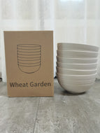 Wheat Garden Unbreakable Cereal Bowls 24 OZ Microwave and Dishwasher Safe BPA Free Bowl Dessert Bowls for Serving Soup, Oatmeal, Pasta and Salad [Set of 6]