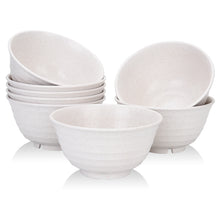 Load image into Gallery viewer, [Set of 8] Unbreakable Cereal Bowls 30 OZ Set 8 Microwave and Dishwasher Safe BPA Free E-Co Friendly Deep Soup Bowl Large Deep for Cereal, Salad, Soup, Rice
